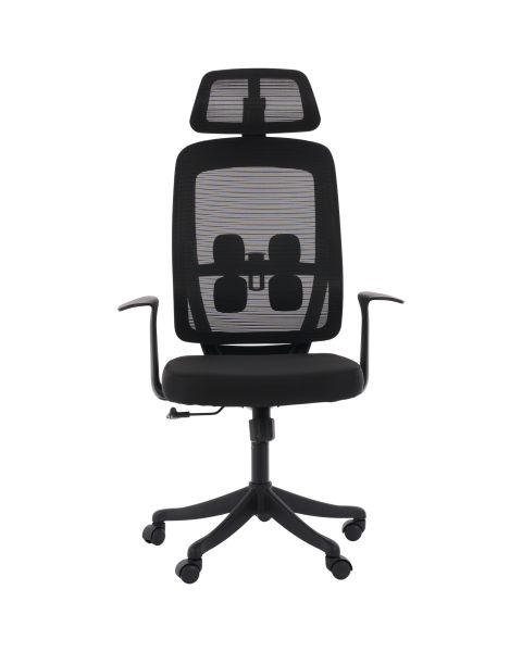 Cadeira de Escritório Flexy Eden Tela Mesh Preta Base Giratória e Sistema Relax