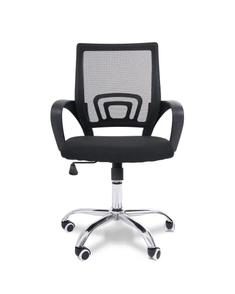 Cadeira de Escritório Flexy Uni Preta Base Giratória e Sistema Relax