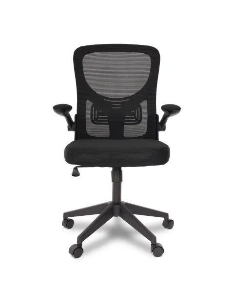 Cadeira de Escritório Flexy Way Preta Tela Mesh Preta, Base Giratória e Sistema Relax