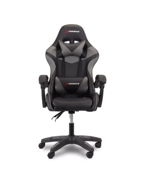 Cadeira Gamer Xperience Sport Cinza, Base Giratória e Sistema de Inclinação Avançado